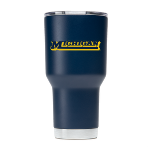 Michigan College Vault 30oz "Wolverines" Tumbler