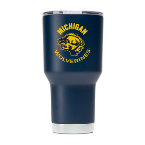 Michigan College Vault 30oz "Wolverines" Tumbler