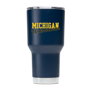 Michigan College Vault 30oz "Circle Wolverine" Tumbler