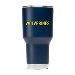 Michigan College Vault 30oz "Go Blue" Tumbler