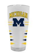 Michigan 30oz Tumbler Retro Diamond Cut
