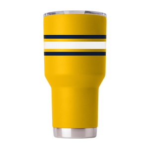 Michigan College Vault 30oz Yellow Tumbler