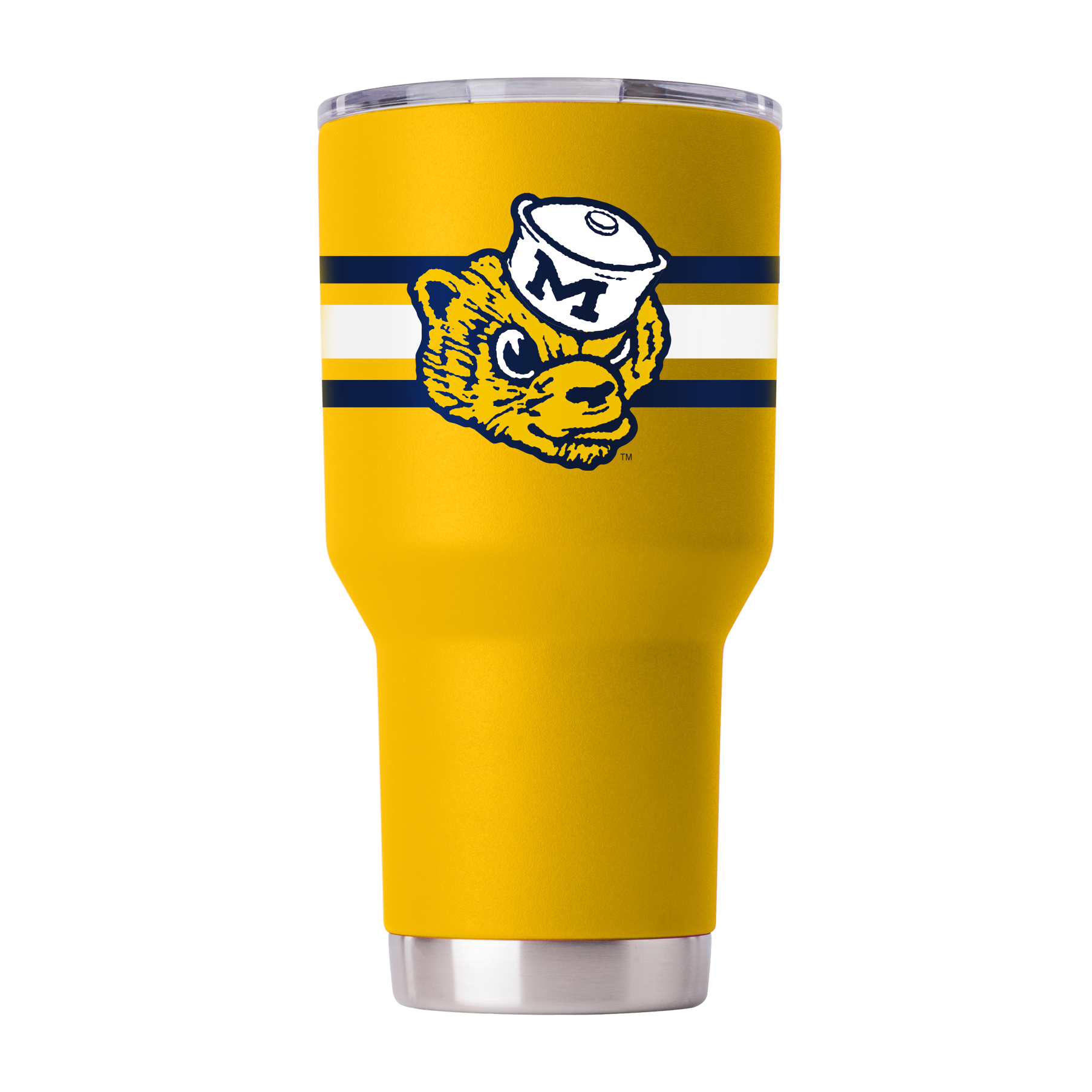 Michigan College Vault 30oz Yellow Tumbler