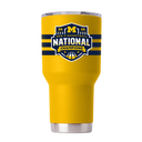 Michigan 2026 National Champs 30oz Tumbler Yellow