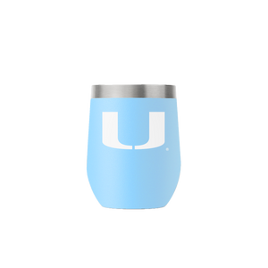 Miami 12oz Stemless Light Blue Tumbler