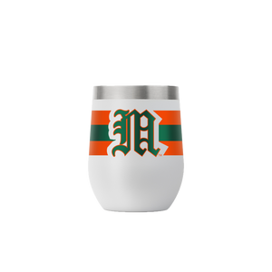 Miami Vault Collection 12oz Stemless "M" Tumbler