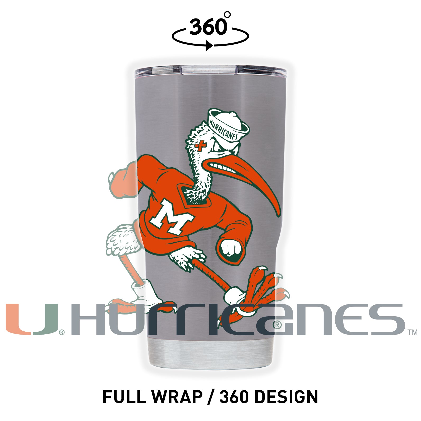 Miami 20oz Stainless Steel Tumbler