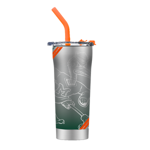 Miami Stainless Steel Straw Tumbler