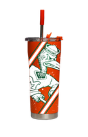 Miami College Vault Splatter Straw Tumbler