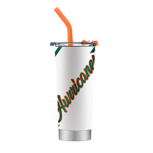 Miami White Straw Tumbler