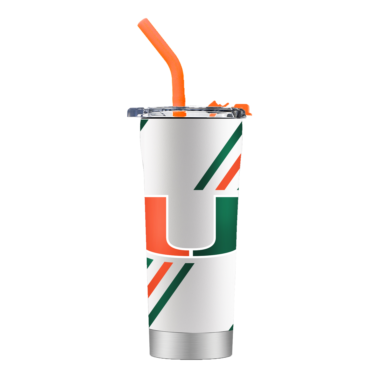 Miami White Straw Tumbler