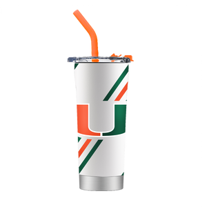 Miami White Straw Tumbler