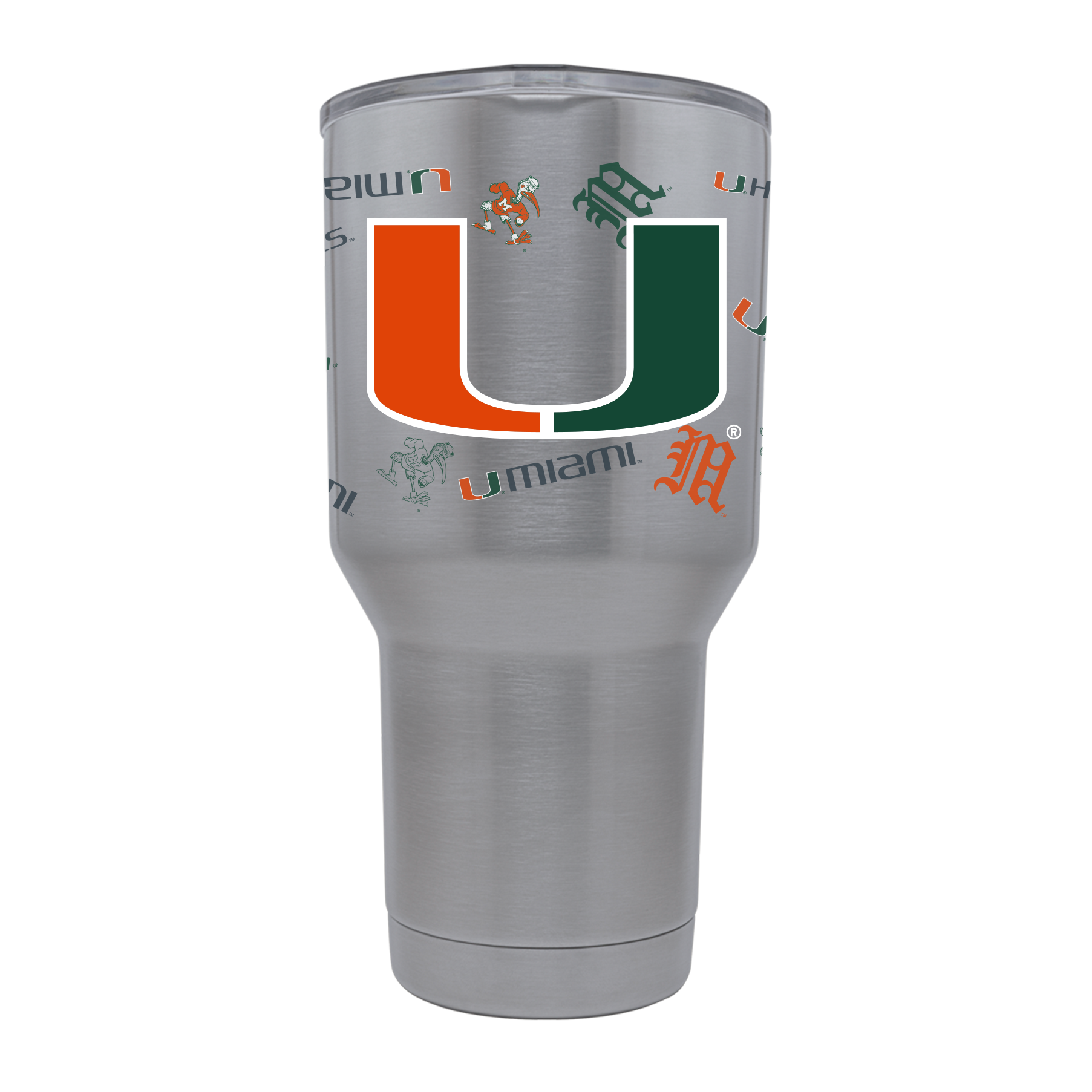 Miami 30oz Stainless Steel Tumbler - All Over Design