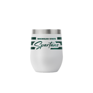 Michigan State 12oz Stemless Script Tumbler