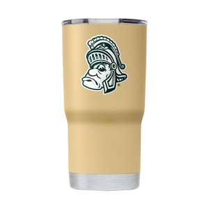 Michigan State College Vault 20oz Gold Tumbler