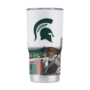 Michigan State 20oz Campus Icons Tumbler