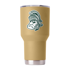 Michigan State College Vault 30oz Gold Tumbler