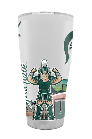 Michigan State 30oz Campus Icons Tumbler