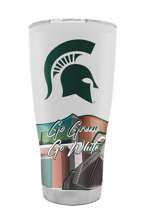 Michigan State 30oz Campus Icons Tumbler