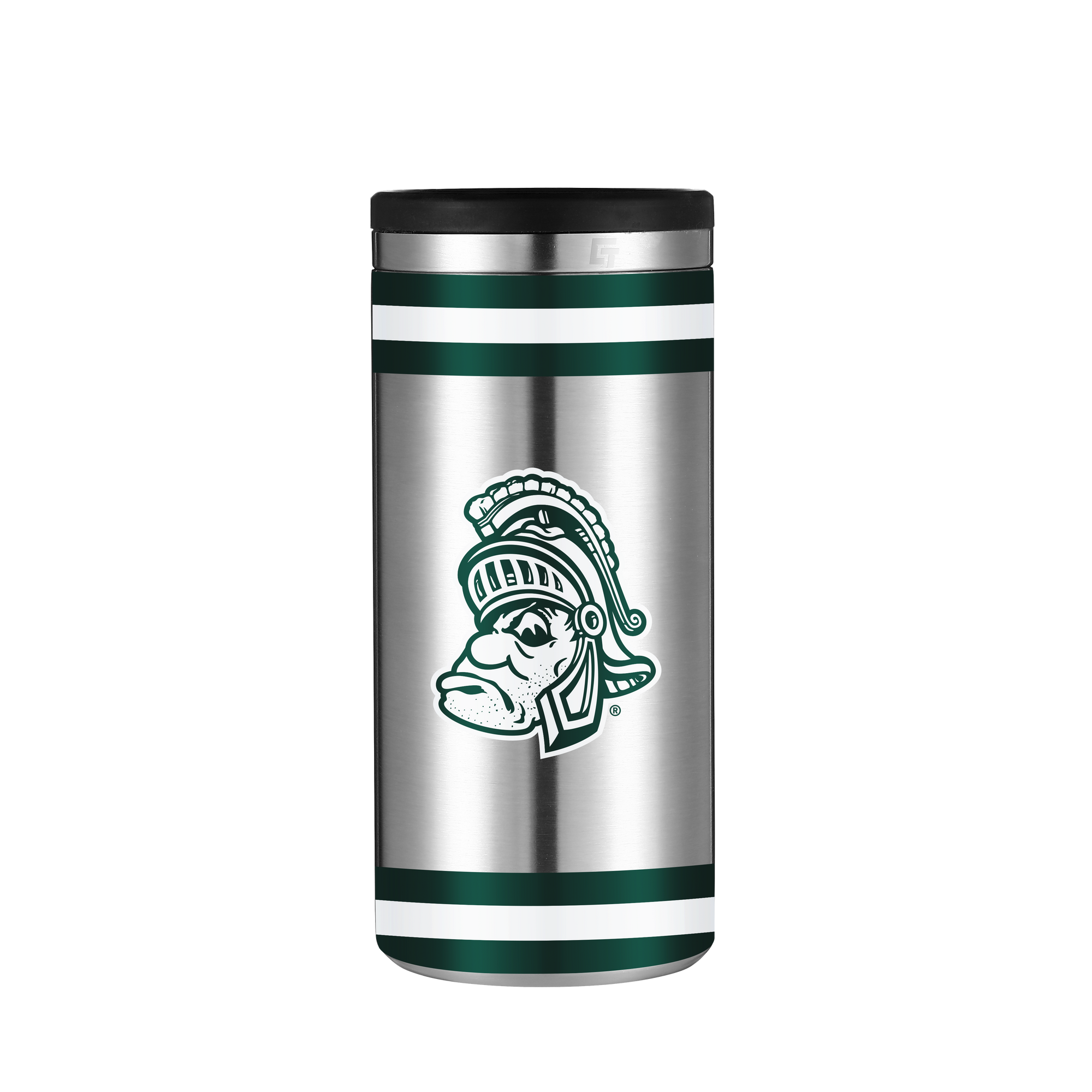 Michigan State Vault Collection Stainless Steel Skinny Can Koozie