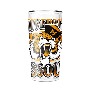 Missouri College Vault 16oz 2-Pack Glass Tumblers