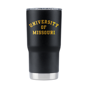 Missouri College Vault 20oz Black Tumbler