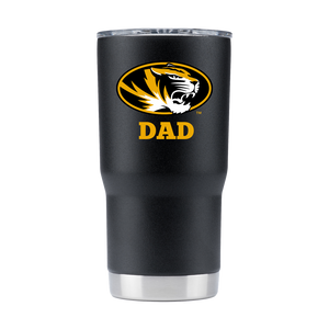 Missouri 20oz Black "Dad" Tumbler