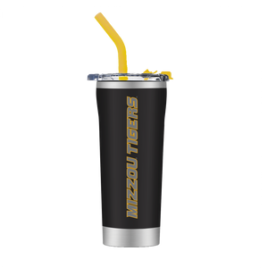 Missouri Black Straw Tumbler