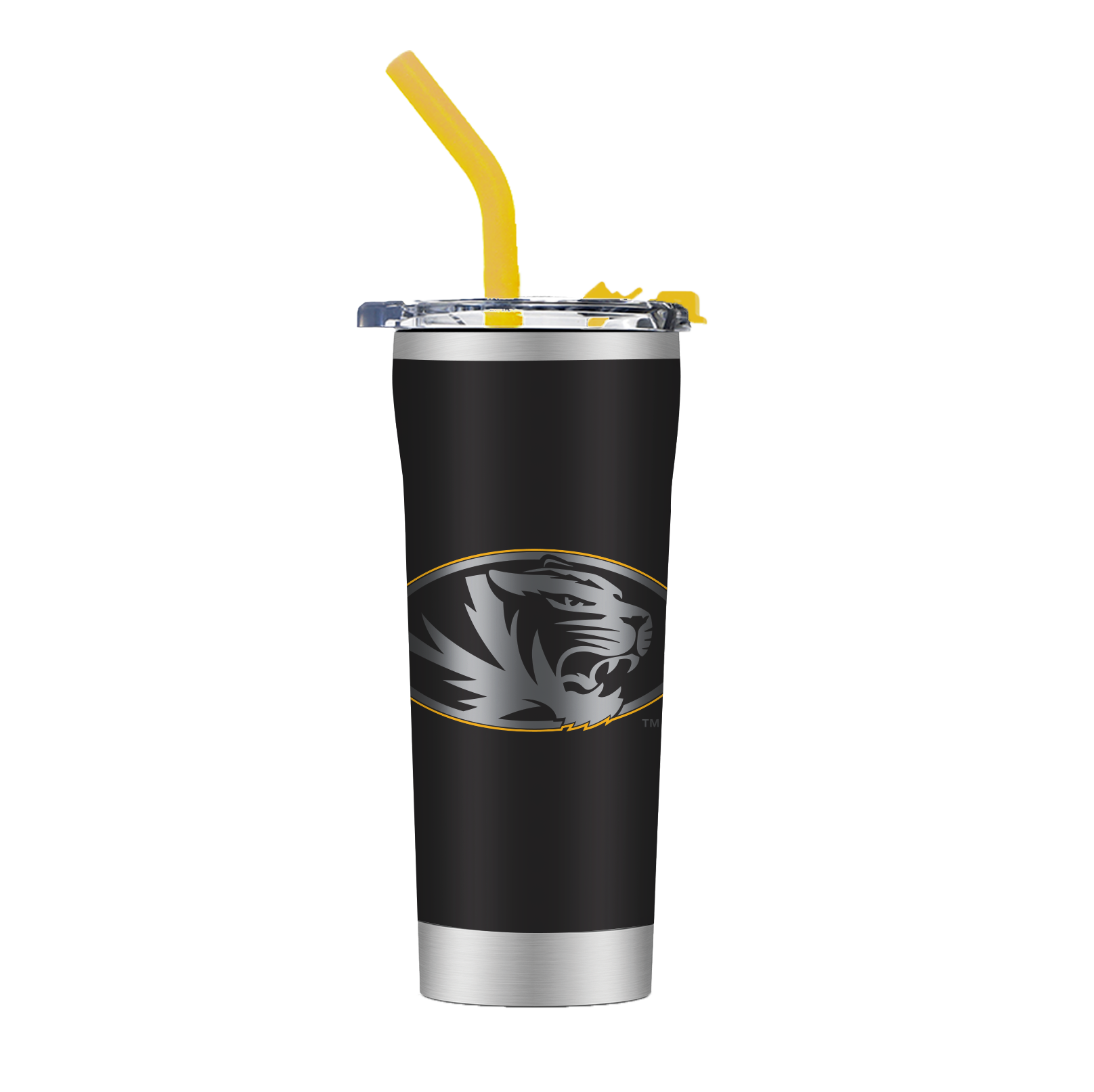 Missouri Black Straw Tumbler