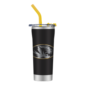 Missouri Black Straw Tumbler