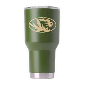 Missouri 30oz Olive Green American Flag Tumbler