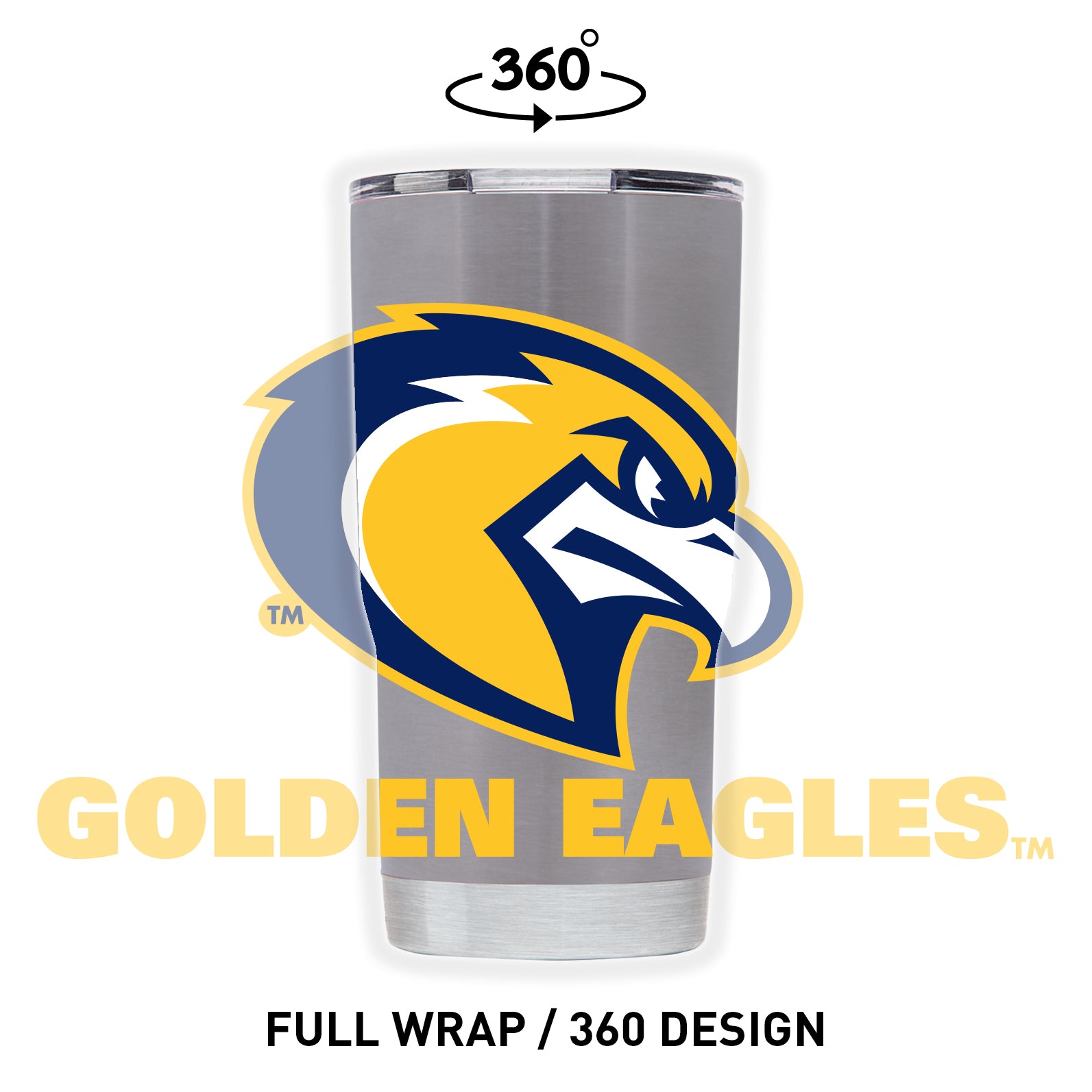 Stainless Steel Tall Boy Tumbler - Connect Marquette