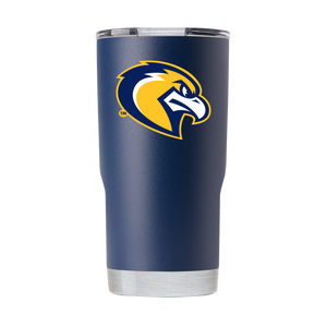 Marquette 20oz Navy Tumbler Secondary Logo