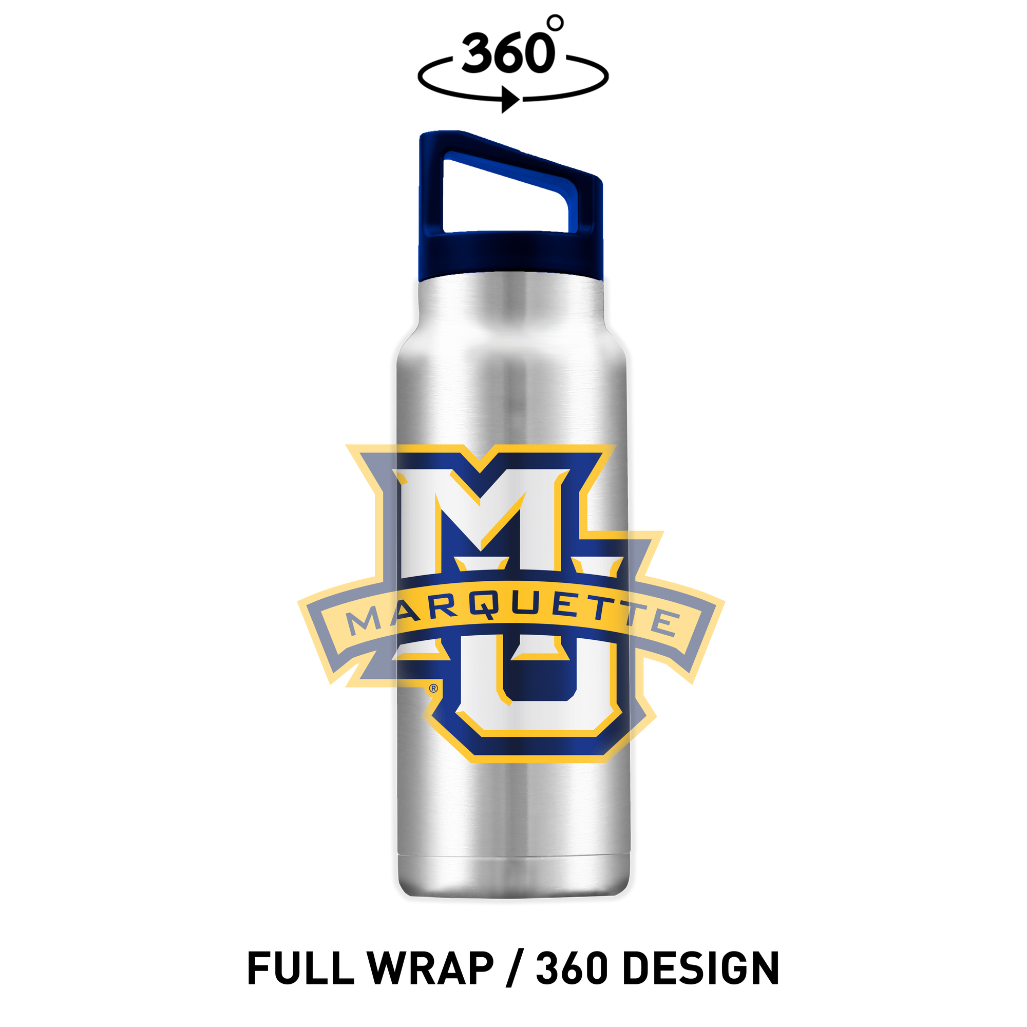 Marquette 40oz Stainless Steel Bottle