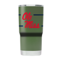 Ole Miss 20oz Army Green Tumbler