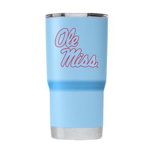 Ole Miss 20oz Monochromatic Powder Blue Tumbler