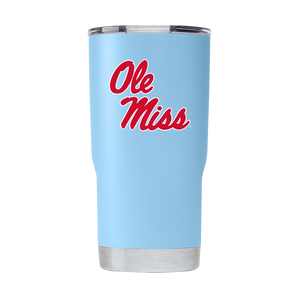 Ole Miss 20oz Powder Blue Tumbler