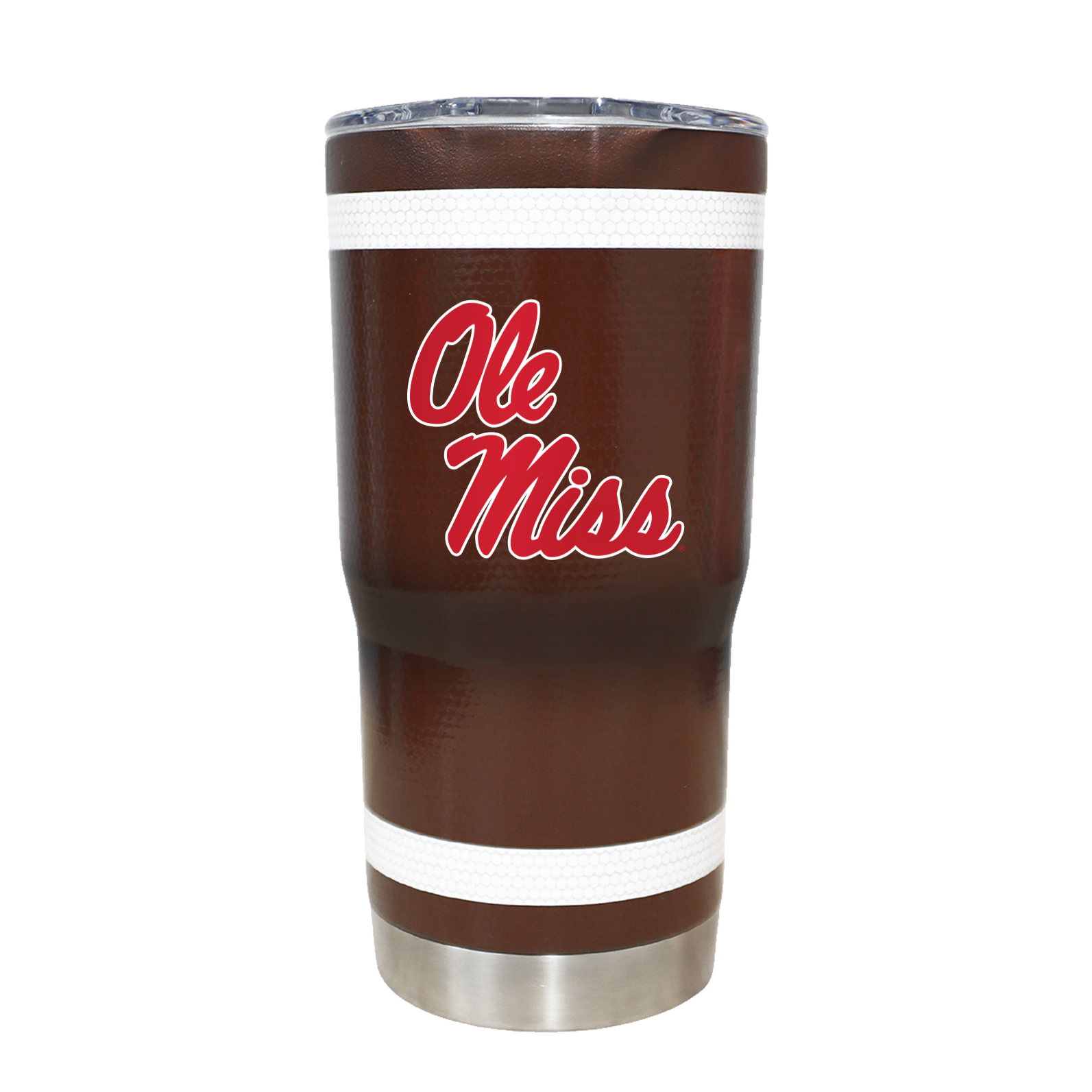 Ole Miss 20oz Football Textured Tumbler