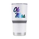Ole Miss 20oz White Prism Laser Etched Tumbler