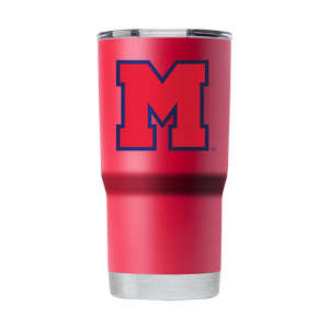 Ole Miss College Vault 20oz "M" Tumbler