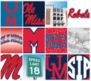 White Ole Miss 22oz College Vault Bottle by gametimesidekicks featuring team logo and design on a durable bottle.