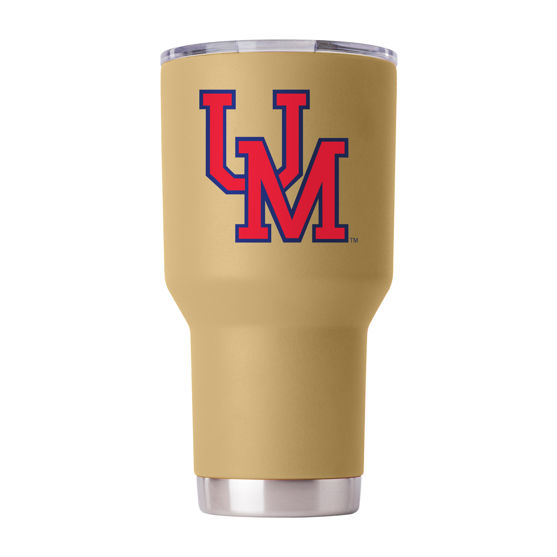 Ole Miss College Vault 30oz Gold Tumbler