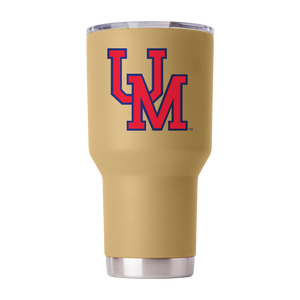 Ole Miss College Vault 30oz Gold Tumbler