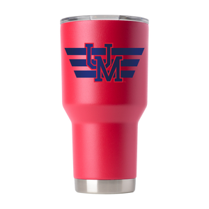 Ole Miss College Vault 30oz "M Stripe" Tumbler