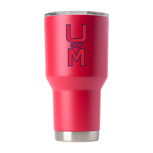 Ole Miss College Vault 30oz "M" Tumbler