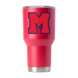 Ole Miss College Vault 30oz "M" Tumbler