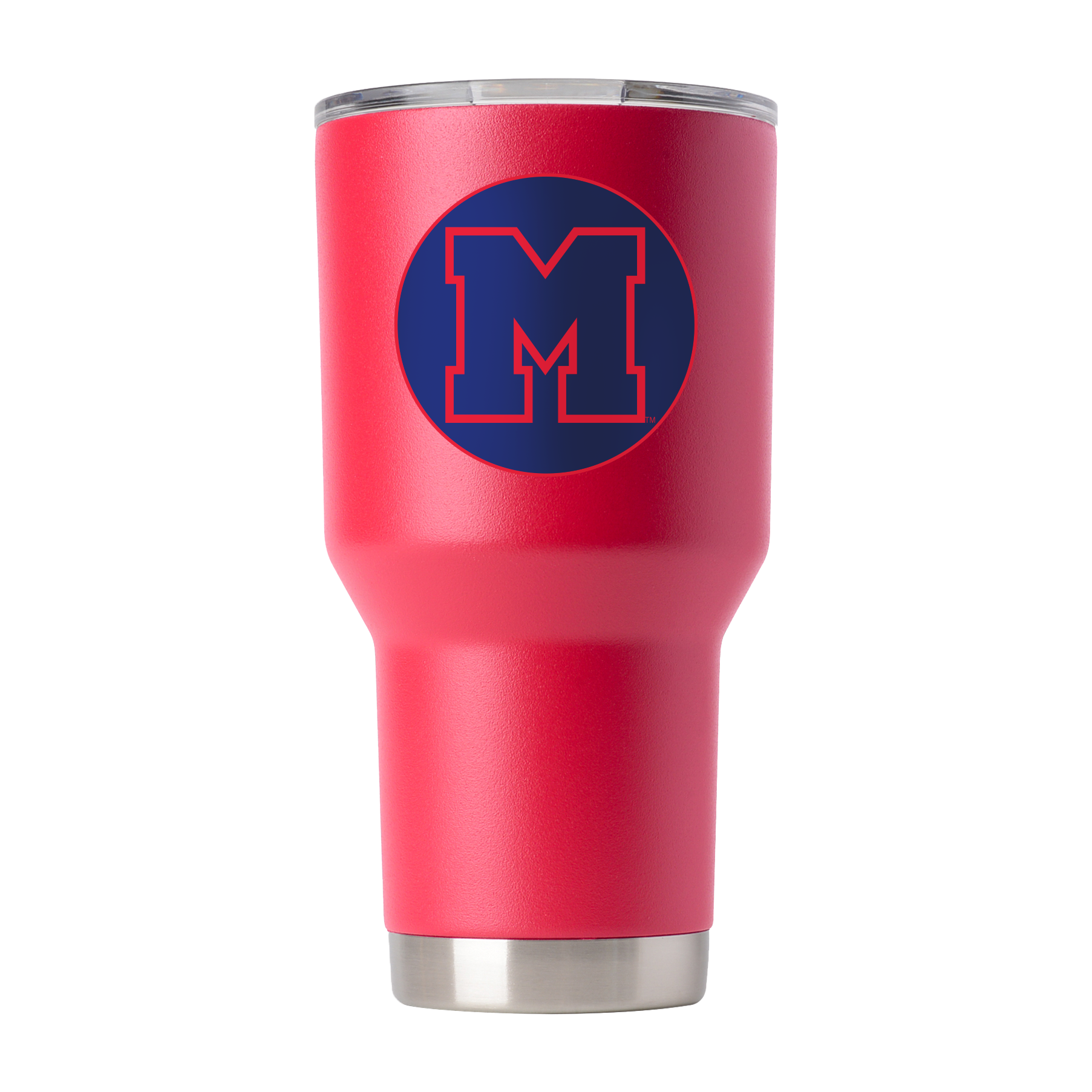 Ole Miss College Vault 30oz "Circle M" Tumbler