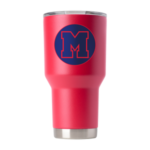 Ole Miss College Vault 30oz "Circle M" Tumbler