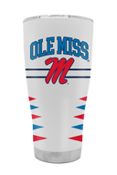 Ole Miss 30oz Tumbler Retro Diamond Cut