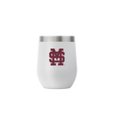Mississippi State 12oz Stemless Light Gray Baseball Tumbler